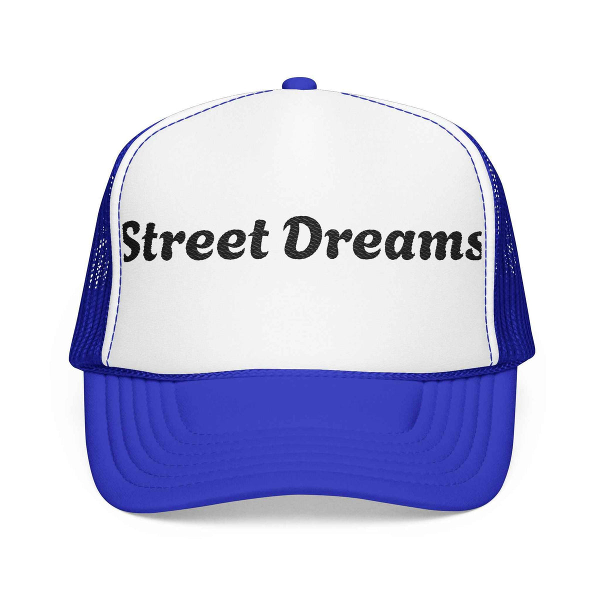 Dreamer Trucker Hat – 'Street Dreams' Embroidered Foam Cap - JSM-Street Dreams