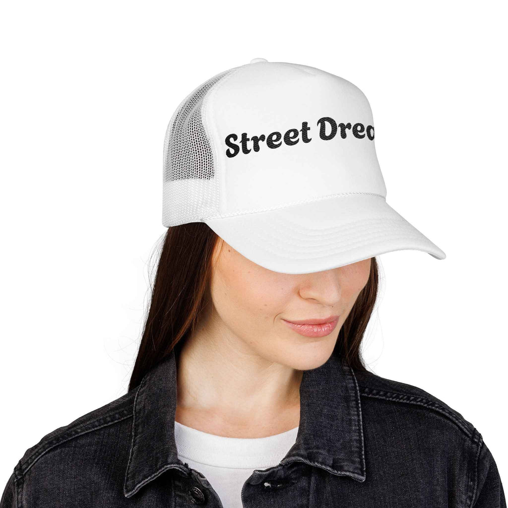 Dreamer Trucker Hat – 'Street Dreams' Embroidered Foam Cap - JSM-Street Dreams