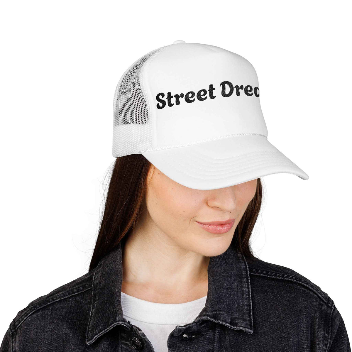 Dreamer Trucker Hat – 'Street Dreams' Embroidered Foam Cap - JSM-Street Dreams