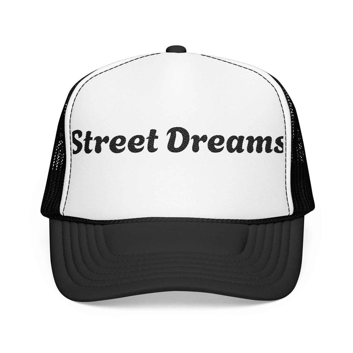 Dreamer Trucker Hat – 'Street Dreams' Embroidered Foam Cap - JSM-Street Dreams