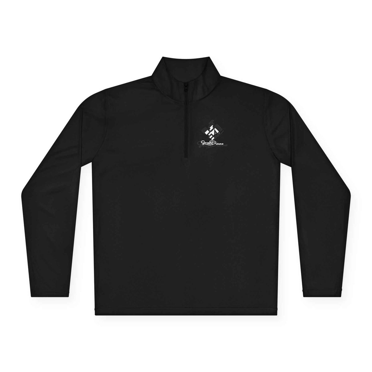 Quarter-Zip Pullover — Minimalist Mountain Climber Logo - JSM-Street Dreams