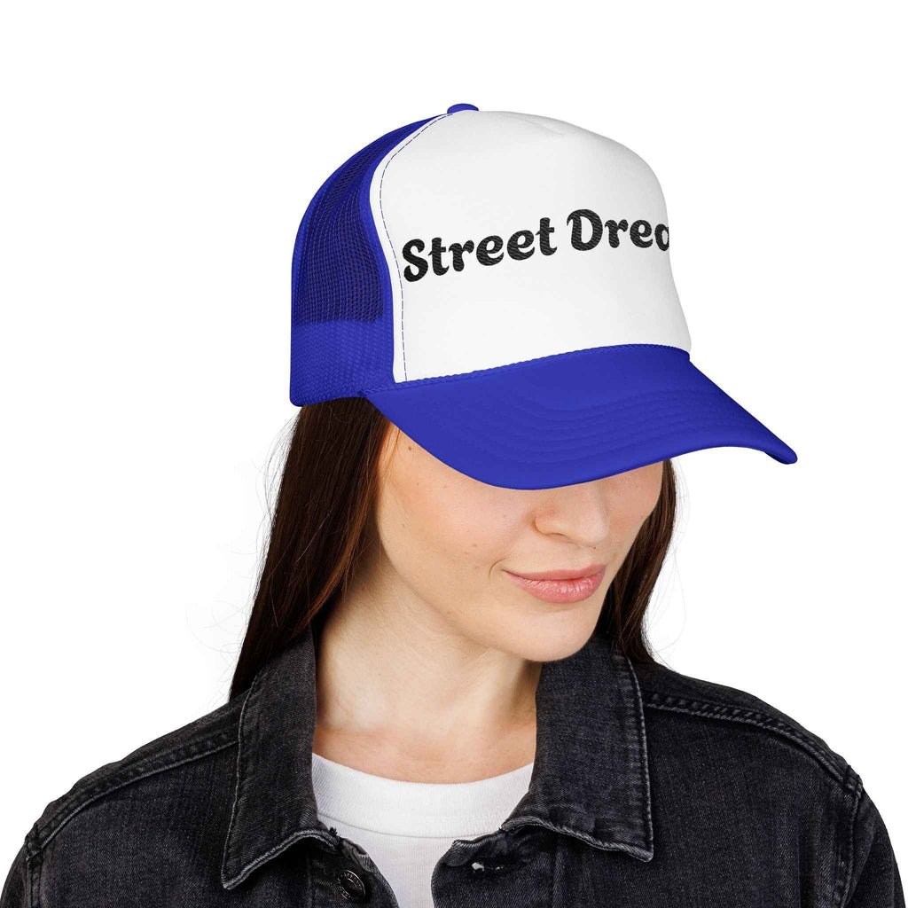 Dreamer Trucker Hat – 'Street Dreams' Embroidered Foam Cap - JSM-Street Dreams