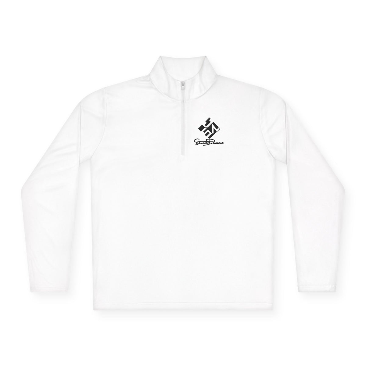 Quarter-Zip Pullover — Minimalist Mountain Climber Logo - JSM-Street Dreams