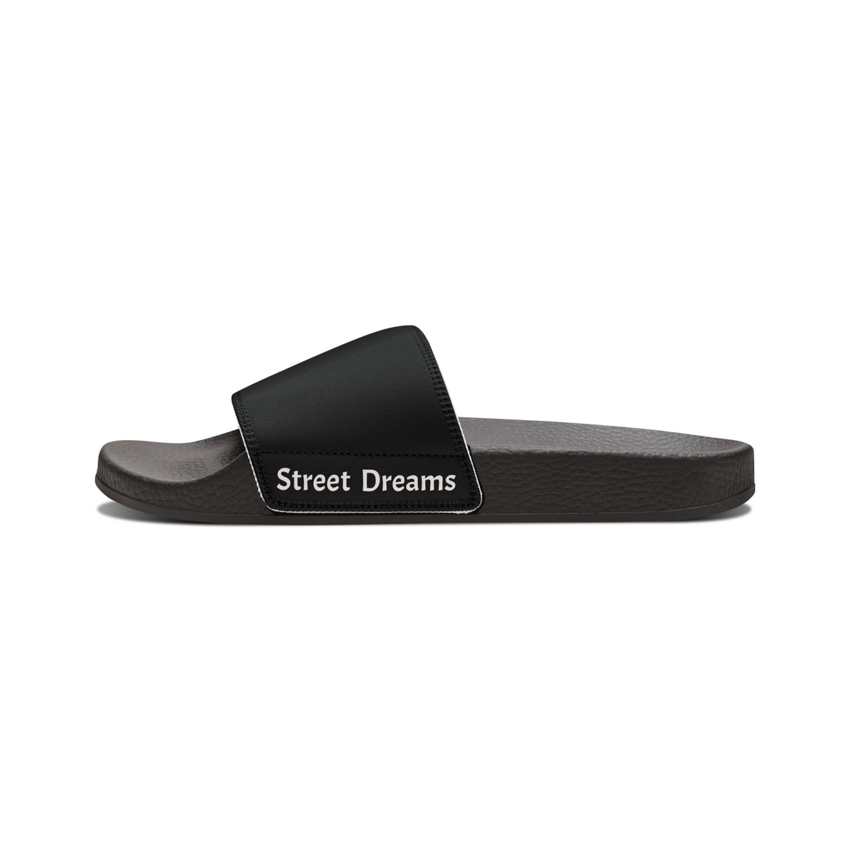 Men's Logo Slide Sandals — Removable Strap Casual Pool & Shower Slides - JSM-Street Dreams