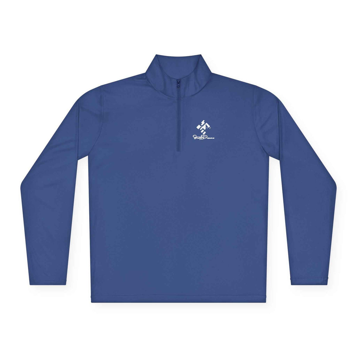 Quarter-Zip Pullover — Minimalist Mountain Climber Logo - JSM-Street Dreams
