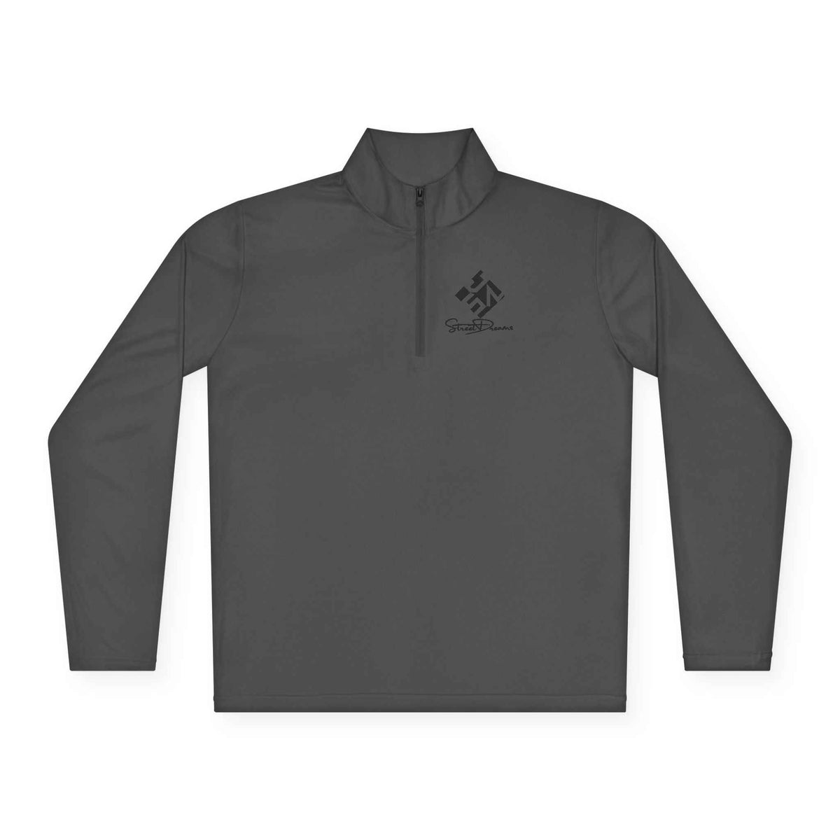 Quarter-Zip Pullover — Minimalist Mountain Climber Logo - JSM-Street Dreams