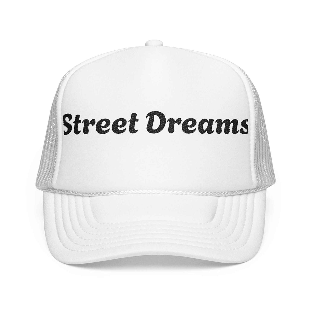 Dreamer Trucker Hat – 'Street Dreams' Embroidered Foam Cap - JSM-Street Dreams