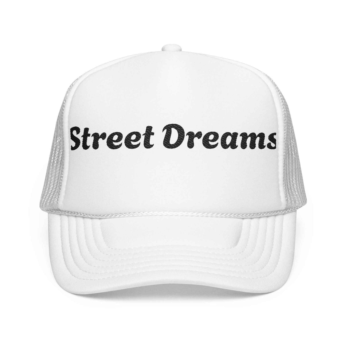 Dreamer Trucker Hat – 'Street Dreams' Embroidered Foam Cap - JSM-Street Dreams