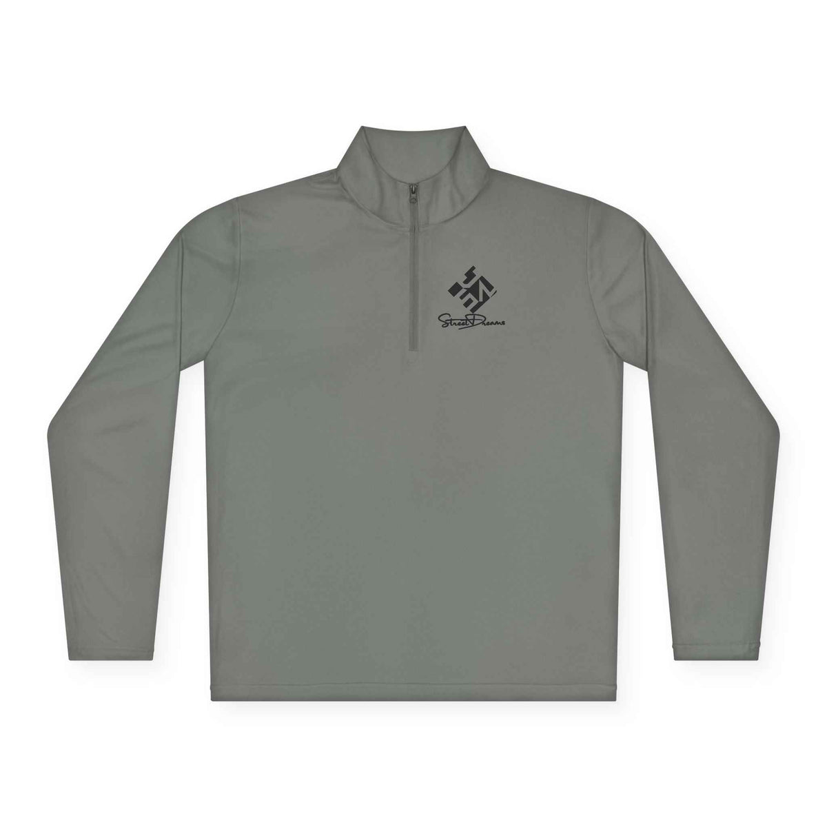 Quarter-Zip Pullover — Minimalist Mountain Climber Logo - JSM-Street Dreams