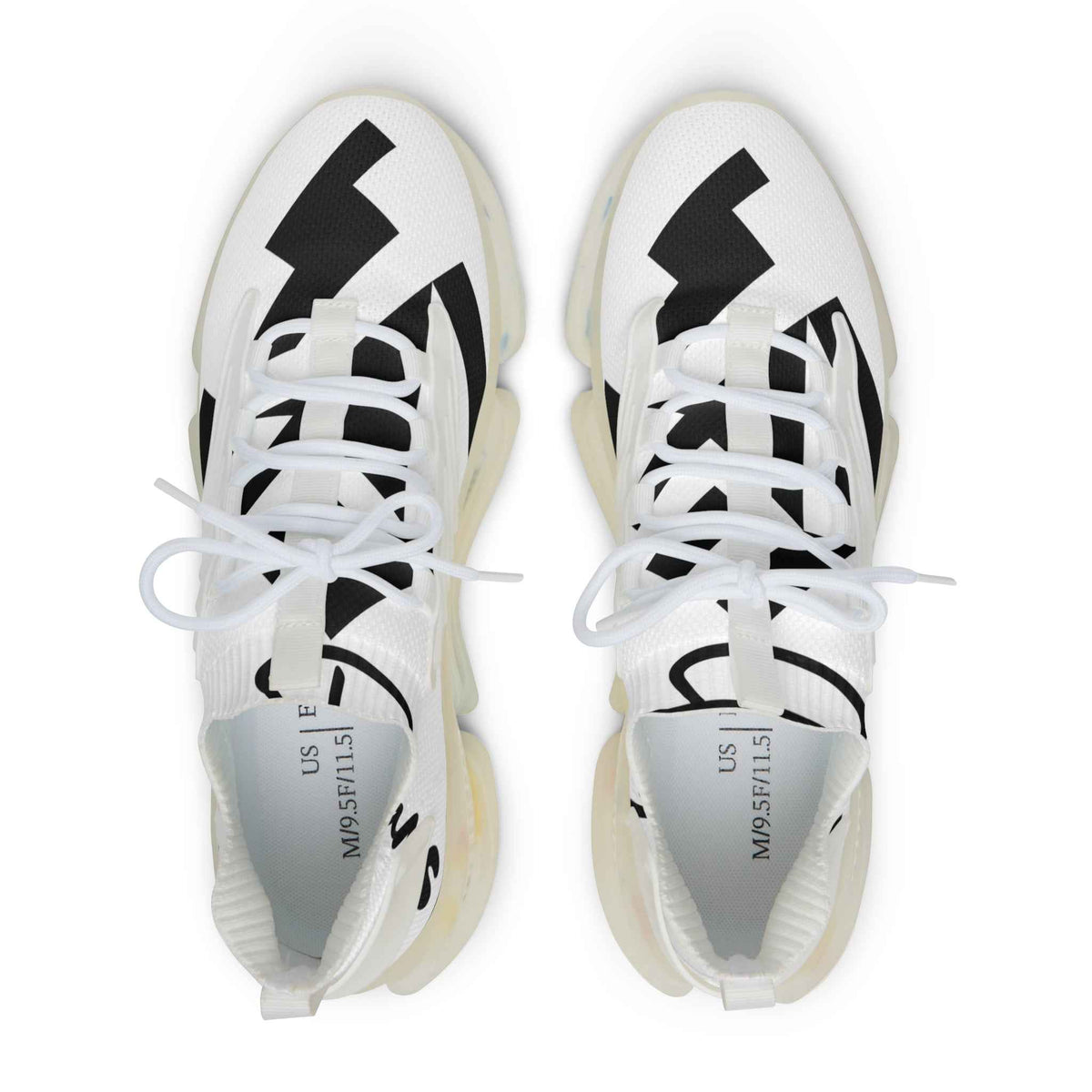 Men's Mesh Sneakers — Lightweight Breathable Athletic Shoes with Bold Black Accent - JSM-Street Dreams