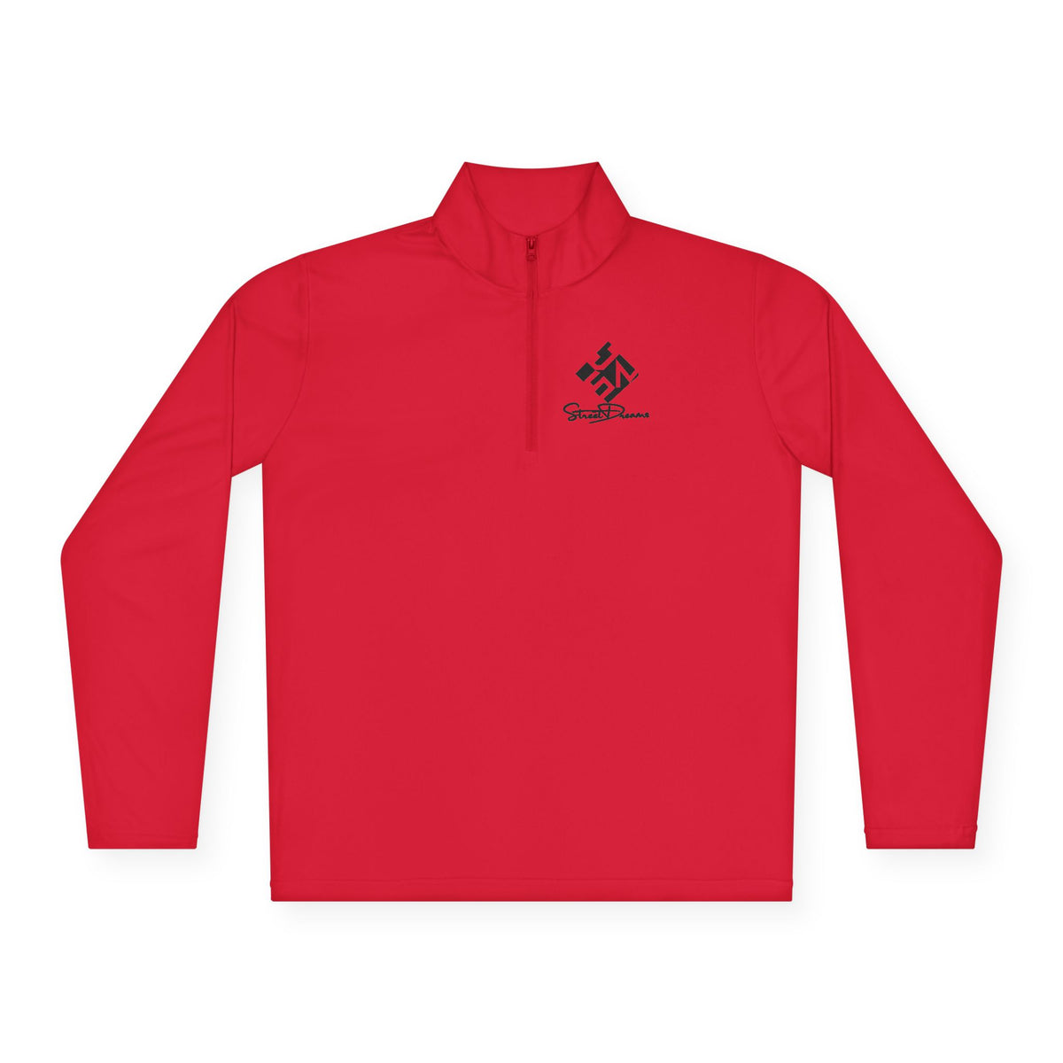 Quarter-Zip Pullover — Minimalist Mountain Climber Logo - JSM-Street Dreams