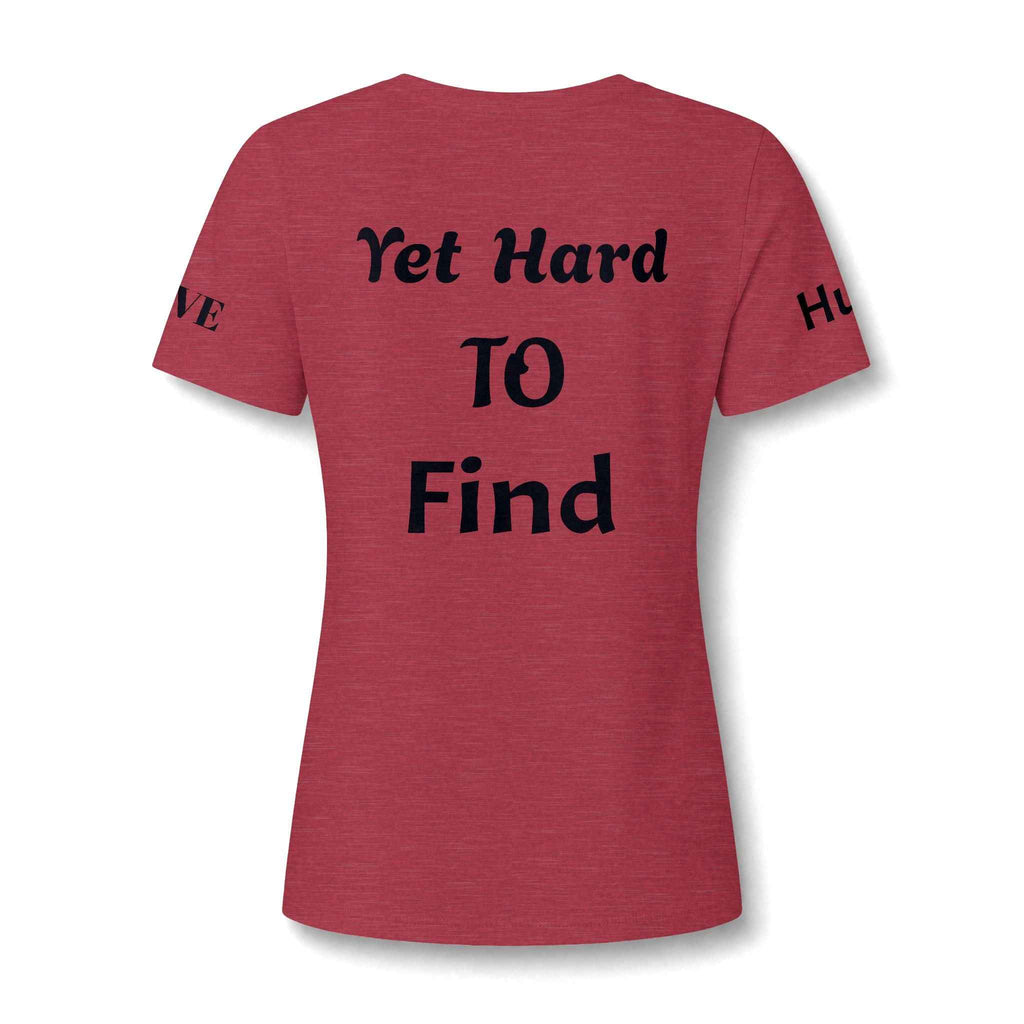 Love Hurt V-Neck Tee — Women's Casual Graphic Shirt - JSM-Street Dreams